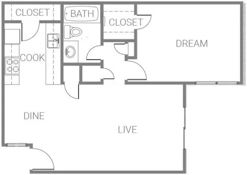 Zocalo Apartments Floorplan 2