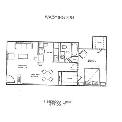 8601 Broadway Apartments Floorplan 4