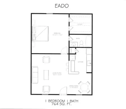 8601 Broadway Apartments Floorplan 5