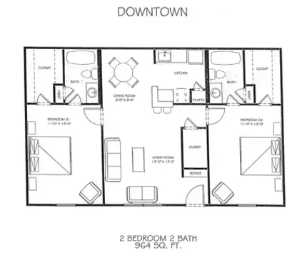 8601 Broadway Apartments Floorplan 8