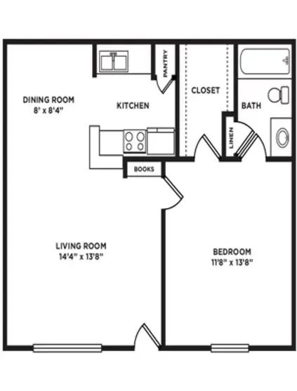 8751 Broadway Apartments Floorplan 2