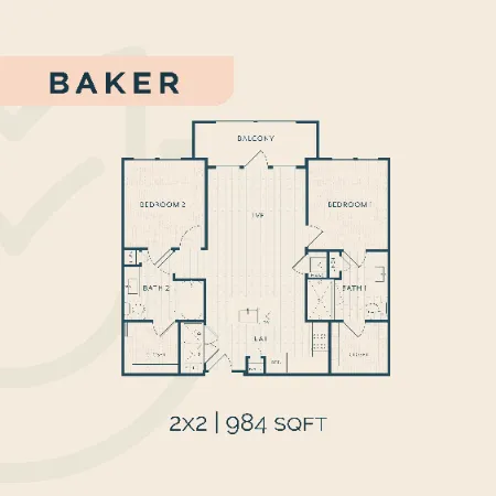 Adora at Rosehill Houston Apartment Floor Plan 6