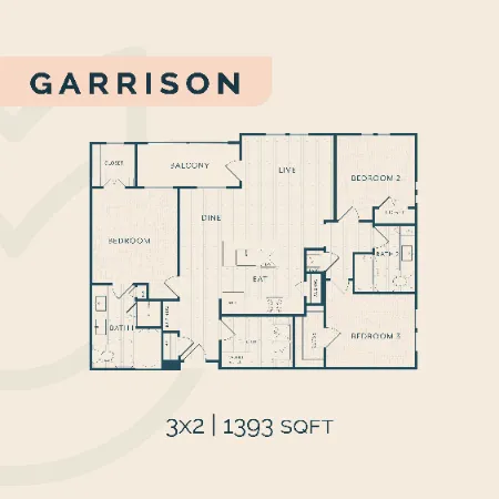 Adora at Rosehill Houston Apartment Floor Plan 9