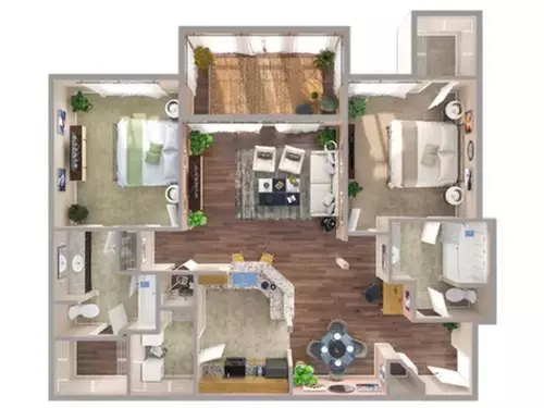 Advenir at Eagle Creek Floorplan 6