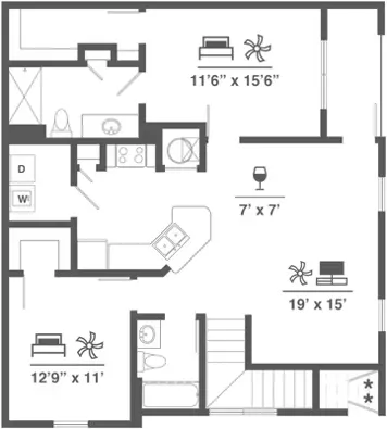 Alleia Long Meadow Farms Houston Apartment Floor Plan 8