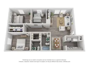 Allendale Village Apartments Floorplan 3