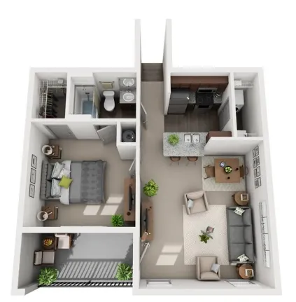 Avenues at Northpointe Houston Apartment Floor Plan 2