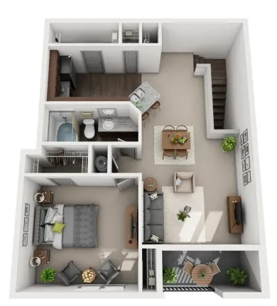 Avenues at Northpointe Houston Apartment Floor Plan 3