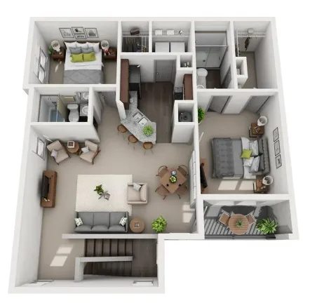 Avenues at Northpointe Houston Apartment Floor Plan 5