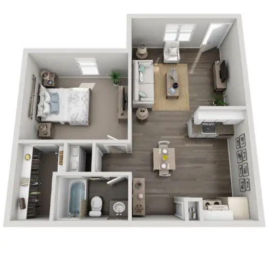 Banyan Shores Apartments Floorplan 1