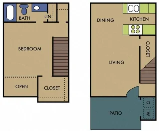 Beamer Place Apartments Floorplan 3