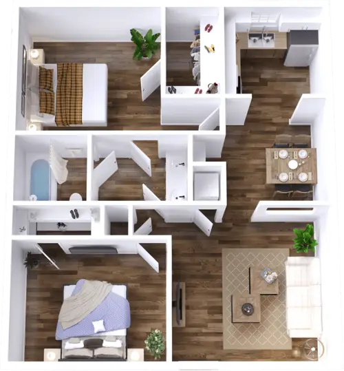 Casa Grande Apartments FloorPlan 2