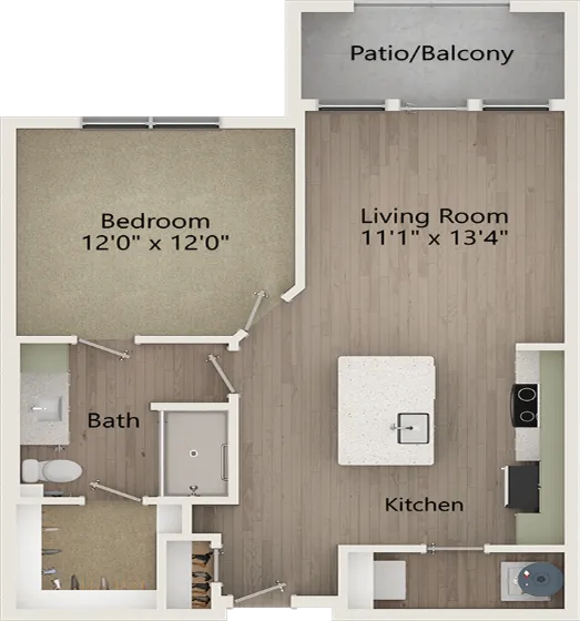 Casella Apartments Floorplan 1