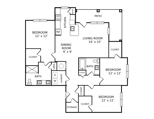 Cendana District West Floorplan 12