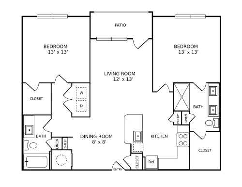 Cendana District West Floorplan 6