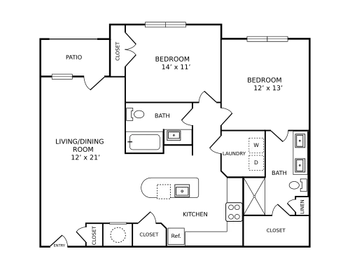 Cendana District West Floorplan 7