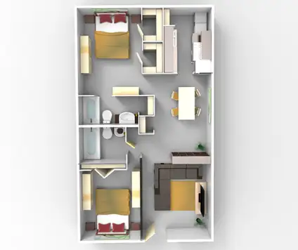 Cerca Demi Apartments Floorplan 3