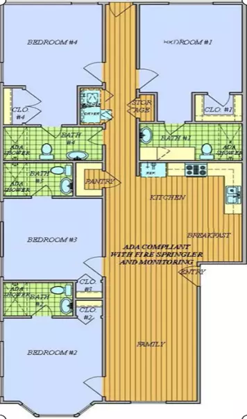 Champions Creek Apartments Floorplan 3