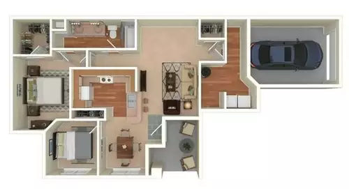 Chartwell Court Apartments Floorplan 1