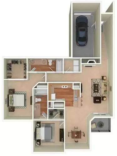 Chartwell Court Apartments Floorplan 3