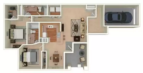 Chartwell Court Apartments Floorplan 6