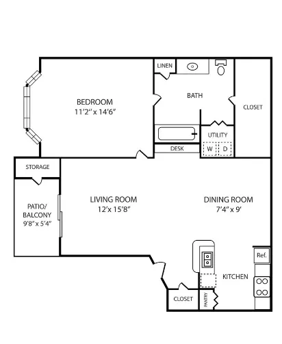 Coles Crossing Apartments Cypress Houston Apartments Floor Plan 1