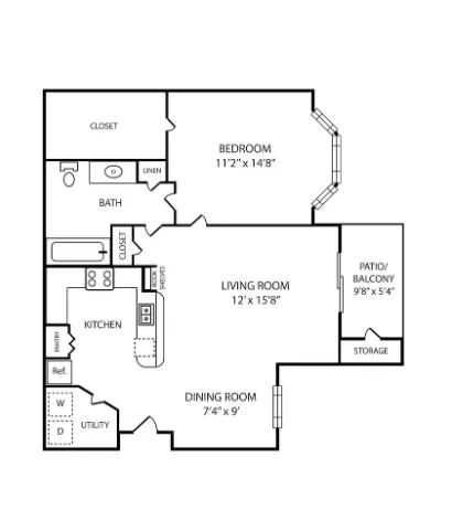 Coles Crossing Apartments Cypress Houston Apartments Floor Plan 2