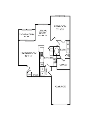 Coles Crossing Apartments Cypress Houston Apartments Floor Plan 3