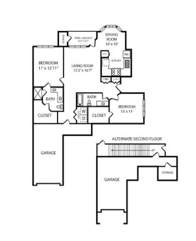 Coles Crossing Apartments Cypress Houston Apartments Floor Plan 4