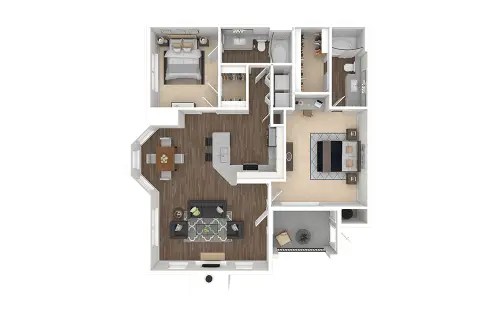 Cortland West Champions Houston Apartments Floor Plan 9