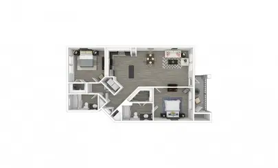 Cortland West Plano Rise Apartments FloorPlan 16