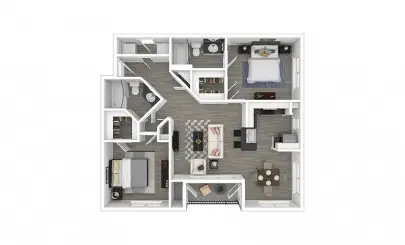 Cortland West Plano Rise Apartments FloorPlan 17