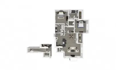 Cortland West Plano Rise Apartments FloorPlan 19