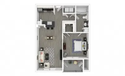 Cortland West Plano Rise Apartments FloorPlan 2