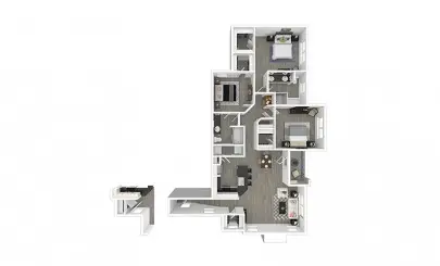 Cortland West Plano Rise Apartments FloorPlan 23