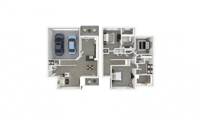 Cortland West Plano Rise Apartments FloorPlan 24