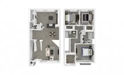 Cortland West Plano Rise Apartments FloorPlan 26