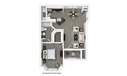 Cortland West Plano Rise Apartments FloorPlan 5