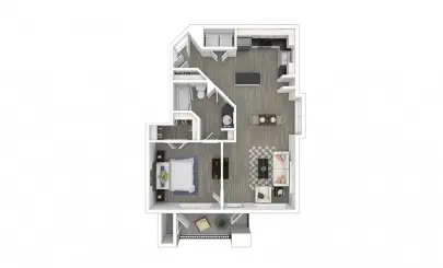 Cortland West Plano Rise Apartments FloorPlan 6