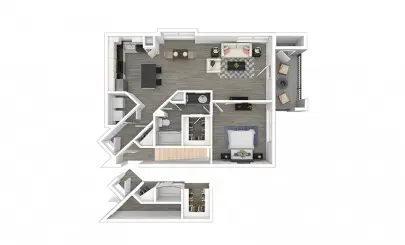 Cortland West Plano Rise Apartments FloorPlan 7