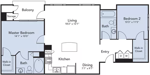 Costa Ibiza Apartments Floorplan 2