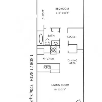 Creekwood Apartments Floorplan 2