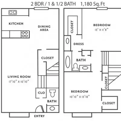 Creekwood Apartments Floorplan 5