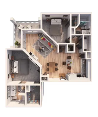 Cyan Cinco Ranch Floorplan 2