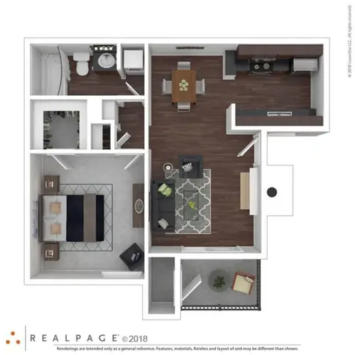 Del Lago Apartments FloorPlan 1