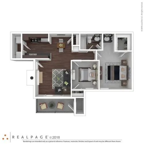 Del Lago Apartments FloorPlan 2