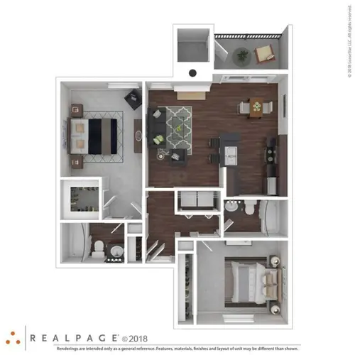 Del Lago Apartments FloorPlan 3