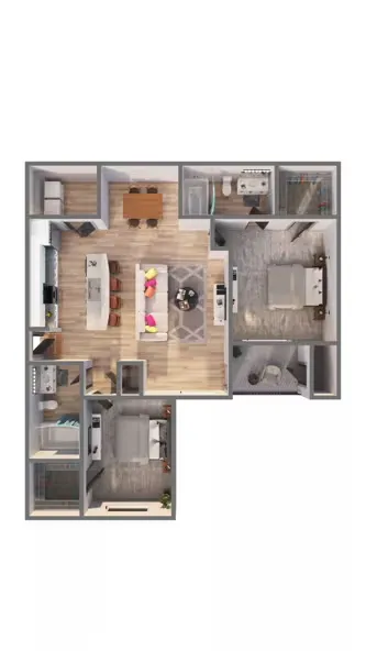 Discovery at Mandolin Apartment Homes Houston Apartment Floor Plan 4