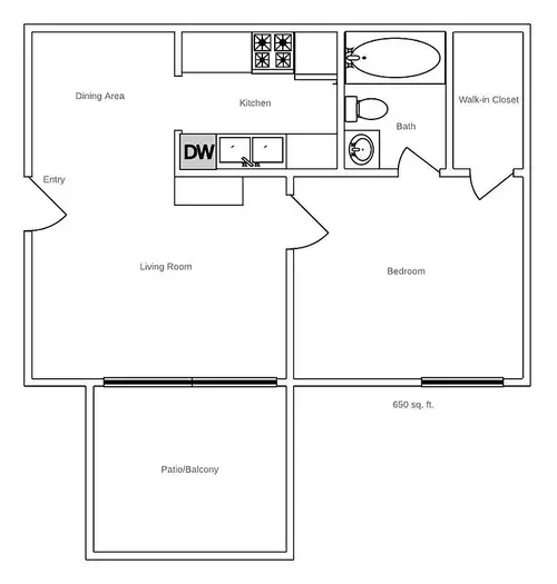 Falls On Antoine Floorplan 2 (Delta)