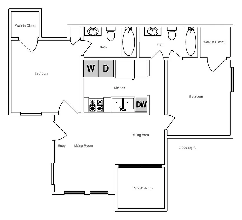 Falls On Antoine Floorplan 3 Niagra